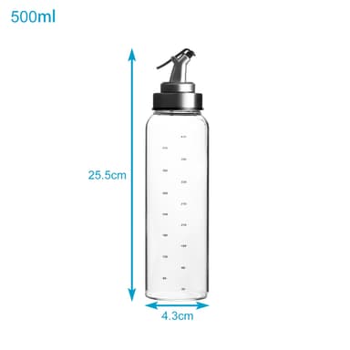 2x Öljynannostelija Öljypullosäiliö Etikka 450 ml