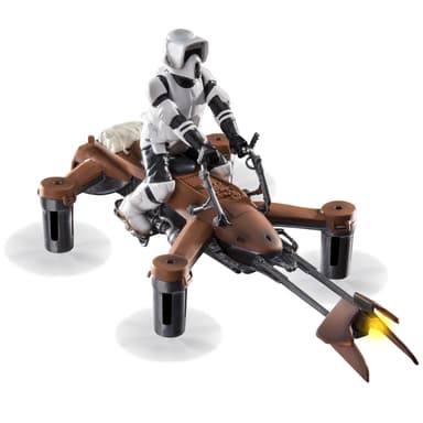 Propel Star Wars 74-Speeder Bike Battling Drone