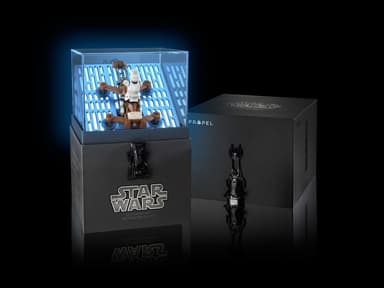 Propel Star Wars 74-Speeder Bike Battling Drone