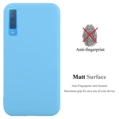 Samsung Galaxy A7 2018 Suojakuori Kotelo (Sininen)