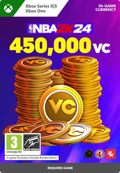 NBA 2K24 - 450,000 VC - XBOX One,Xbox Series X,Xbox Series S