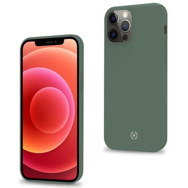 Celly Cromo Pehmeä kumikotelo iPhone 12/12 Pro Green