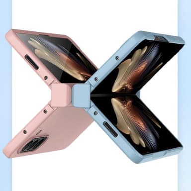 SKALO Samsung Z Fold5 Skin-touch Fold Suojakuori - Violetti
