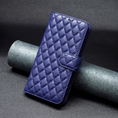 SKALO iPhone 15 Pro BINFEN COLOR Tikattu Lompakko - Sininen