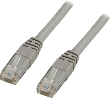 U/UTP Cat5e patch cable, 5m, 100MHz, grey