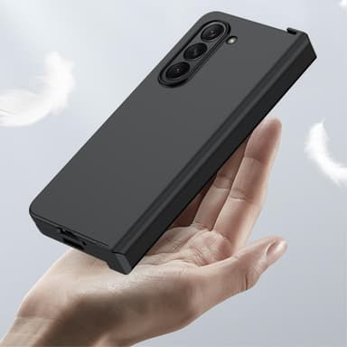 SKALO Samsung Z Fold5 Skin-touch Fold Suojakuori - Violetti