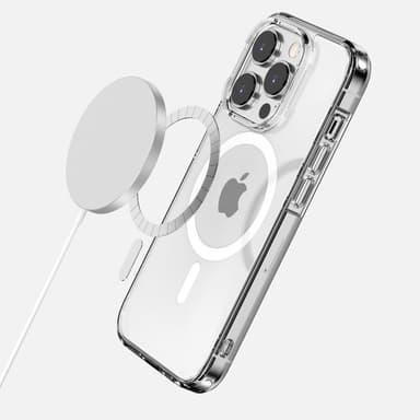 SKALO iPhone 15 Plus Väri Puskurin Magnet Suojakuori - Ruskea