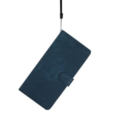 SKALO iPhone 15 Pro Max Lompakkokotelo PU-nahkaa - Sininen
