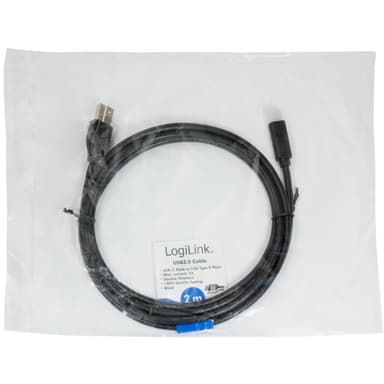 USB3.2 Gen1x1 USB-C - USB-B 3.0 2 metriä