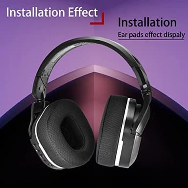 Korvapehmusteet, jotka ovat yhteensopivat Turtle Beach Stealth 700 Gen 2:n kanssa Musta