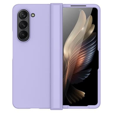 SKALO Samsung Z Fold5 Skin-touch Fold Suojakuori - Violetti
