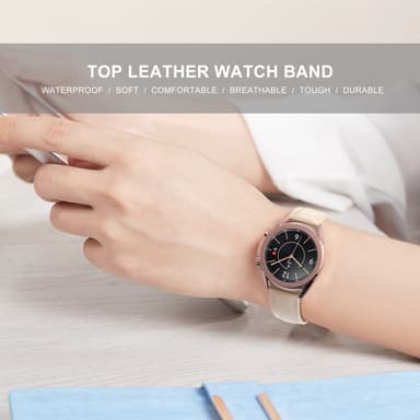 Galaxy Watchin 3. sukupolven nahkaranneke Beige