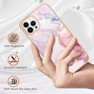 SKALO iPhone 15 Pro Max Marmori TPU kuori - #1