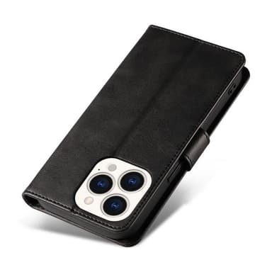 SKALO iPhone 15 Plus Premium Wallet Lompakkokotelo - Vaaleanruskea