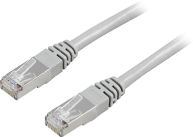 deltaco F/UTP Cat5e patch cable, 50m, 100MHz, grey