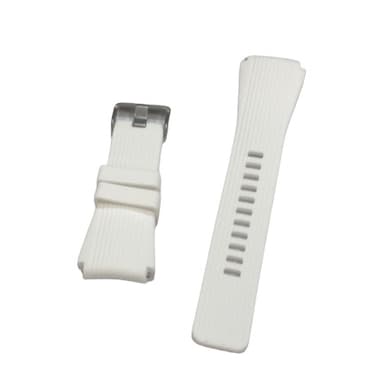 Samsung Galaxy Watch-46 rakt silikonarmband Valkoinen