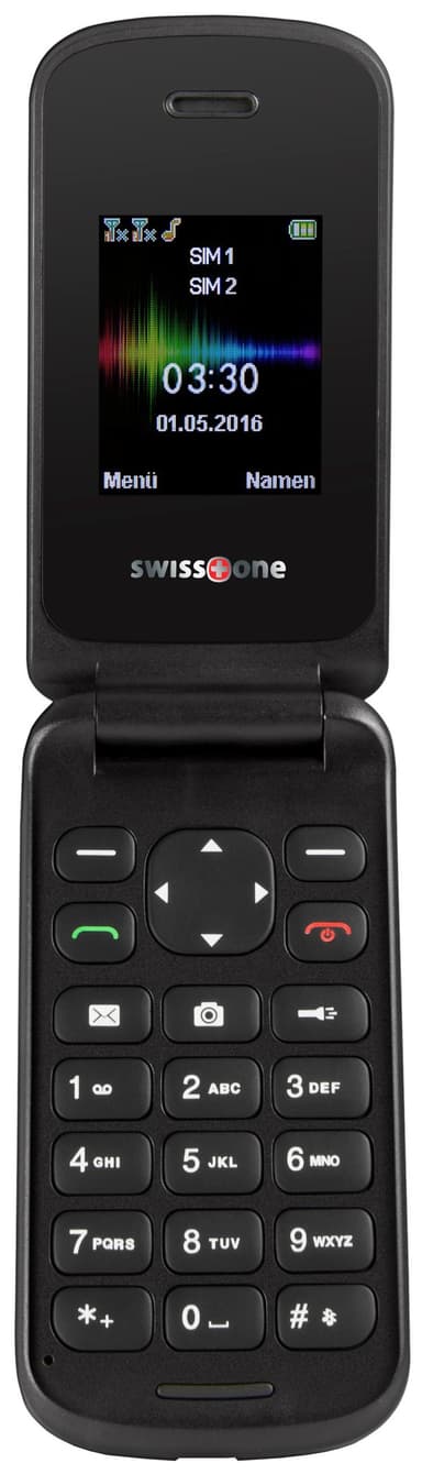 Swisstone SC1330 Dual-SIM matkapuhelin (musta)