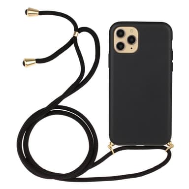 SKALO iPhone 15 Pro Max Mobiilikauluksen suojakuori - Musta