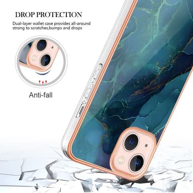SKALO iPhone 15 Marmori TPU kuori - #6