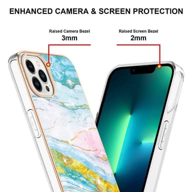 SKALO iPhone 15 Pro Max Marmori TPU kuori - #6