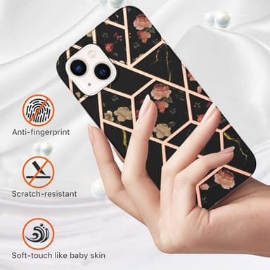 SKALO iPhone 15 Plus Marmori TPU kuori - #1