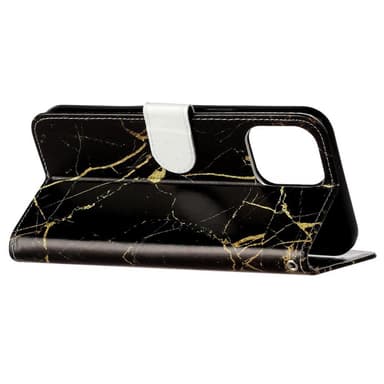 SKALO iPhone 15 Pro Marmori 3D Lompakkokotelo