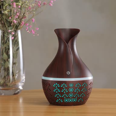 Kostutin värikkäällä valolla 300 ml Ruskea