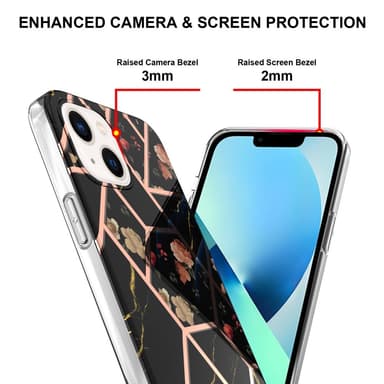 SKALO iPhone 15 Plus Marmori TPU kuori - #1