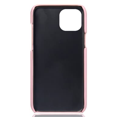 SKALO iPhone 15 PU-nahkainen Korttikotelo - Ruusukulta