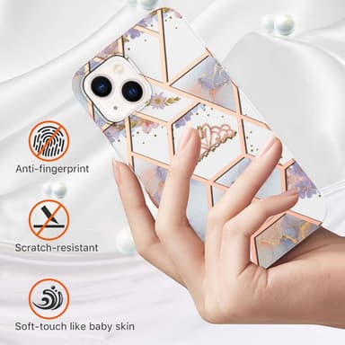SKALO iPhone 15 Plus Marmori TPU kuori - #3