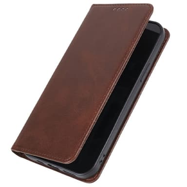 SKALO iPhone 15 Pro Max Premium Wallet Lompakkokotelo - Ruskea