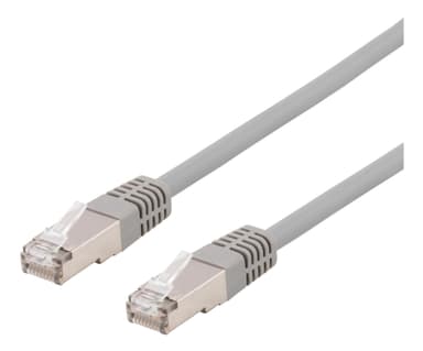 S/FTP Cat6 patch cable, LSZH, 5m, grey