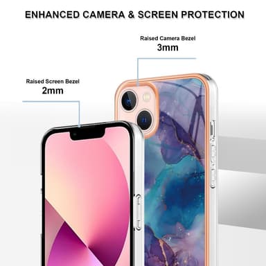 SKALO iPhone 15 Marmori TPU kuori - #5