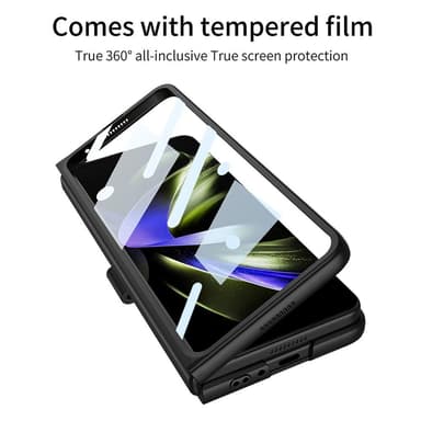 SKALO Samsung Z Fold5 GKK Fold Rengas kuori - Musta