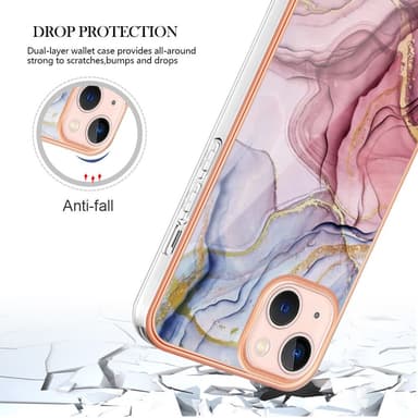 SKALO iPhone 15 Marmori TPU kuori - #1