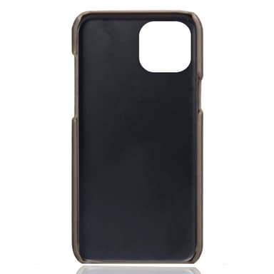 SKALO iPhone 15 PU-nahkainen Korttikotelo - Harmaa
