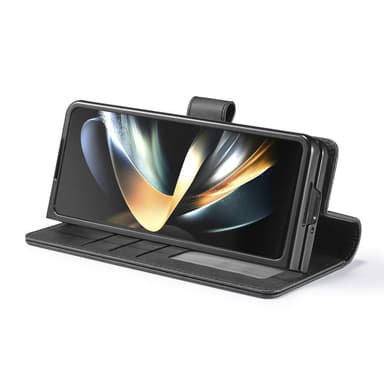 SKALO Samsung Z Fold5 LC.IMEEKE Lompakkokotelo PU-nahkaa - Musta
