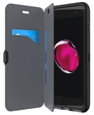 Tech21 Evo iPhone 7 Plus lompakkokotelo (musta)