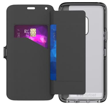 Tech21 Evo Samsung Galaxy S9 lompakkokotelo (musta)