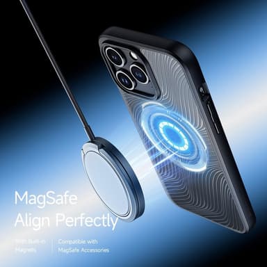 DUX DUCIS iPhone 15 Pro Max Aimo Series Magnetic Ring Suojakuori - Musta