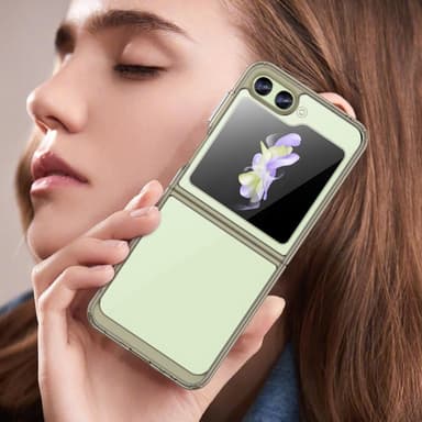 SKALO Samsung Z Flip5 Väri Puskurin Suojakuori - Harmaa