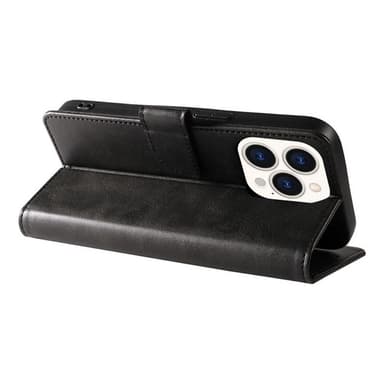 SKALO iPhone 15 Plus Premium Wallet Lompakkokotelo - Vaaleanruskea