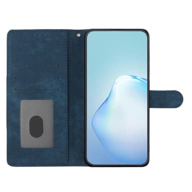 SKALO iPhone 15 Pro Max Lompakkokotelo PU-nahkaa - Sininen