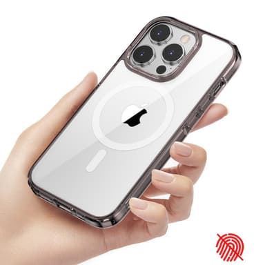 SKALO iPhone 15 Plus Väri Puskurin Magnet Suojakuori - Ruskea