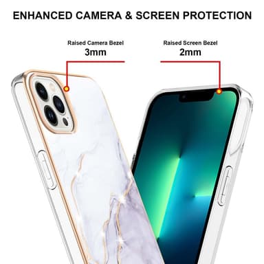 SKALO iPhone 15 Pro Max Marmori TPU kuori - #4
