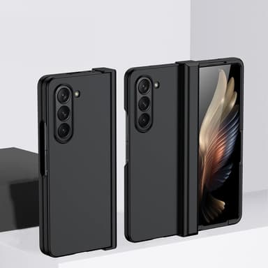 SKALO Samsung Z Fold5 Skin-touch Fold Suojakuori - Musta
