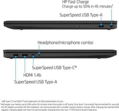 HP Laptop 17-cn0804no i3-11/4/128 17,3" kannettava