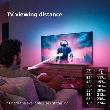 Philips 65” PUS8008 4K älytelevisio (2023)