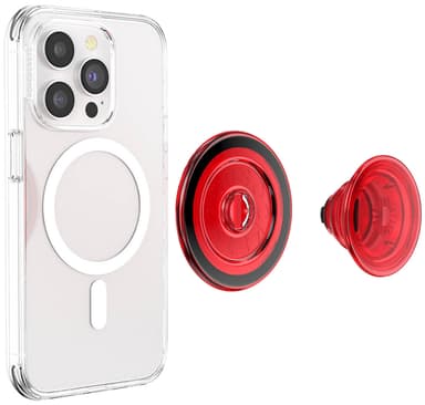 Popsockets PopGrip MagSafe puhelinpidike (punainen)
