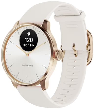 Withings ScanWatch Light hybridiälykello 37 mm (ruusukulta)